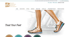 Desktop Screenshot of mytucsonpodiatrist.com